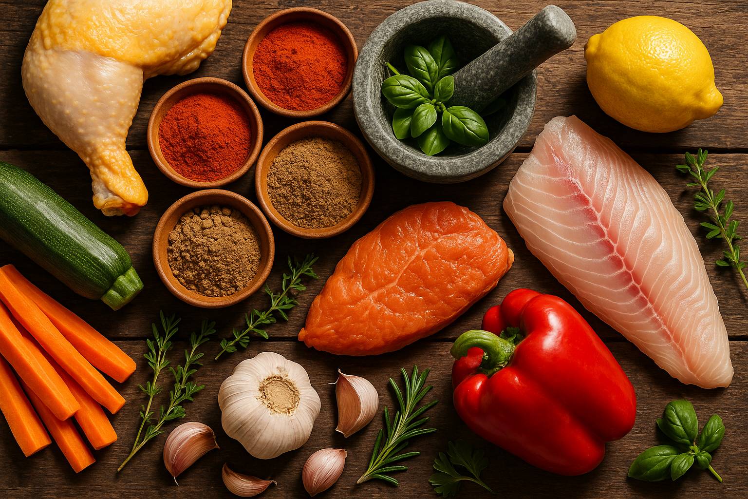 Cómo elegir especias que combinan bien con cada alimento