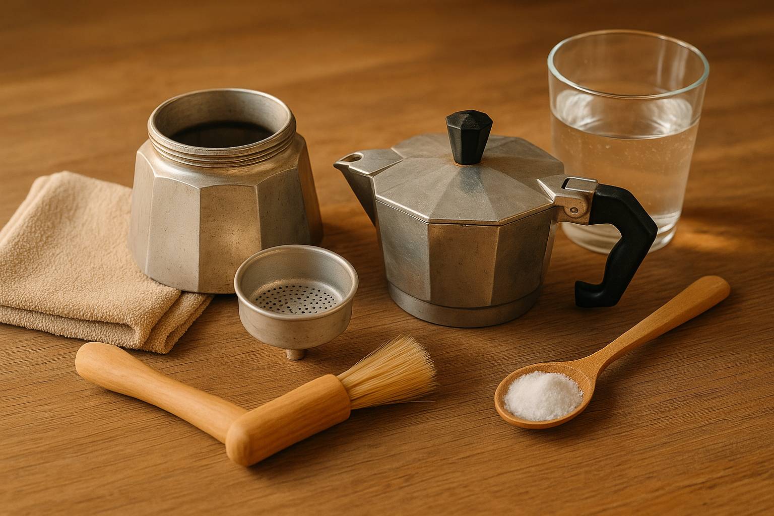 Cómo limpiar correctamente una cafetera italiana sin dañarla