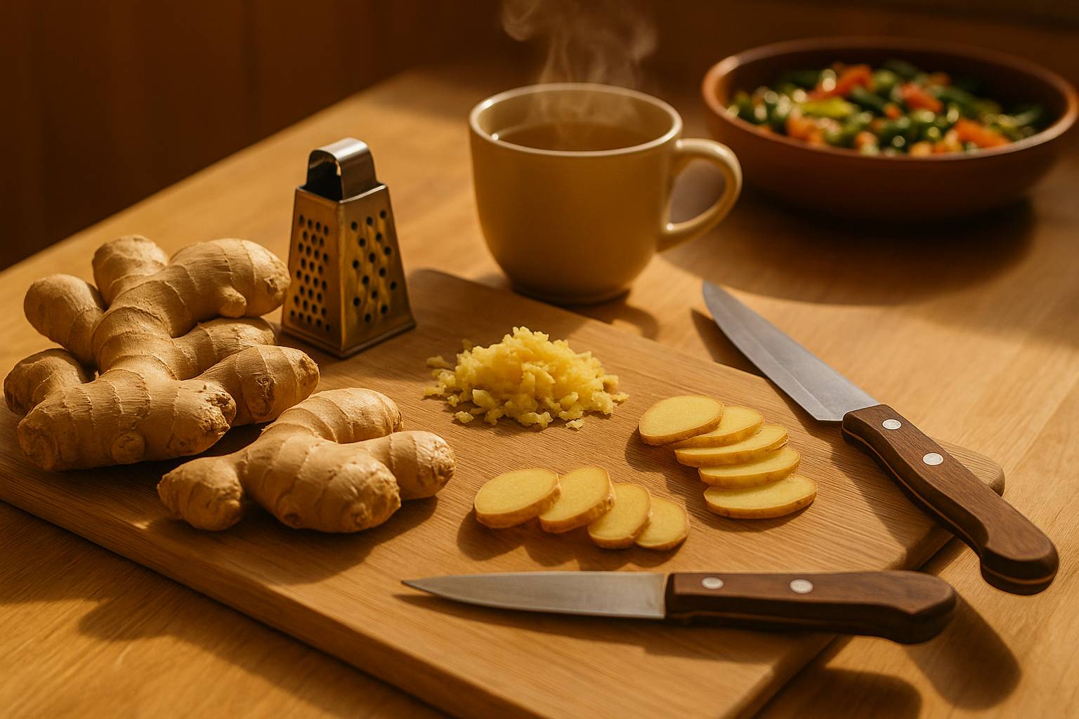 Propiedades y usos del jengibre fresco en la cocina diaria