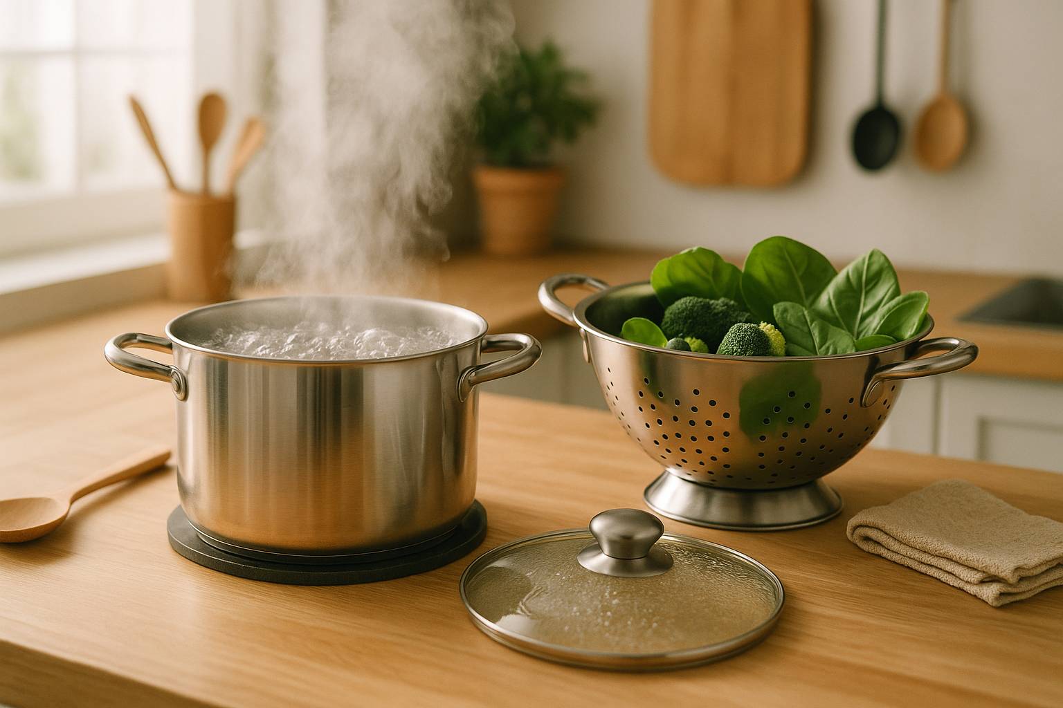 Trucos para cocinar al vapor sin vaporera