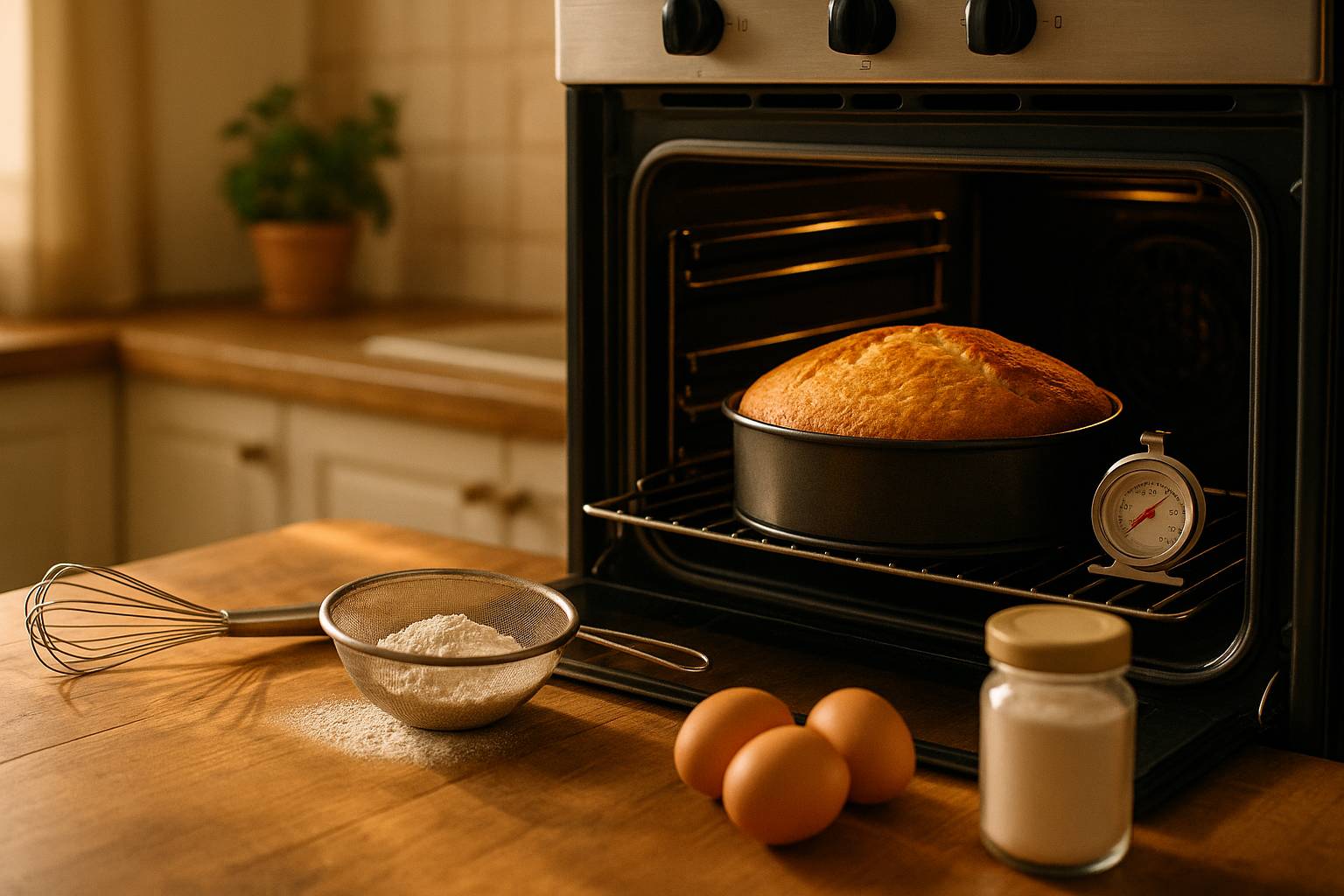 Trucos para que el bizcocho suba más y no se hunda